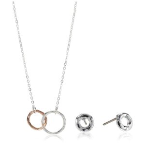 Women's necklace and matching earrings set Buckley S1189 TBC