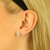 Earrings Buckley EST042 Metal - Image 2