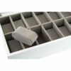 Jewelry box DKD Home Decor 102182 Watches 28 x 19 x 9 cm Crystal White MDF Wood - Image 2
