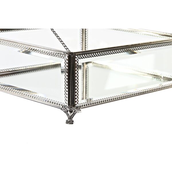 Jewelry box DKD Home Decor Transparent Silver Metal Crystal 25 x 21 x 10 cm - Image 2