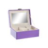 Jewelry box DKD Home Decor Lilac MDF Wood 17 x 13 x 8,5 cm - Image 2