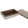 Jewelry box DKD Home Decor 20,5 x 13 x 5,5 cm Cream Bone Resin - Image 2