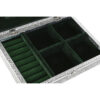 Jewelry box Home ESPRIT Green Silver Wood Aluminium 27,5 x 20 x 5,4 cm - Image 2