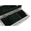 Jewelry box Home ESPRIT Green Silver Wood Aluminium 22,5 x 10 x 6,5 cm - Image 2
