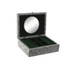 Jewelry box Home ESPRIT Green Silver Wood Aluminium 22,5 x 17,5 x 7,6 cm - Image 4