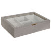 Jewelry box Home ESPRIT Beige Crystal 29,5 x 19,5 x 6 cm - Image 3