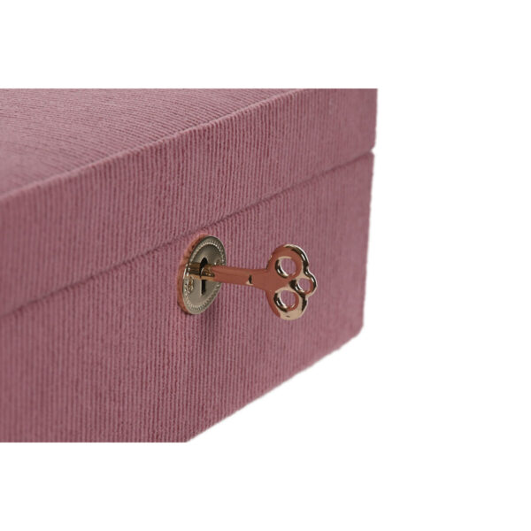 Jewelry box Home ESPRIT Cream Magenta 27 x 19 x 9 cm - Image 4