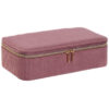 Jewelry box Home ESPRIT Cream Magenta 20,5 x 10 x 6 cm (2 Pieces) - Image 3