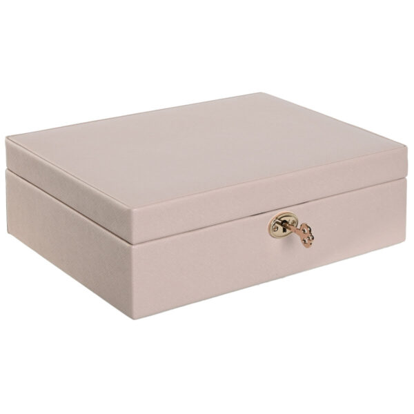 Jewelry box Home ESPRIT Light Pink 27 x 19 x 9 cm - Image 3
