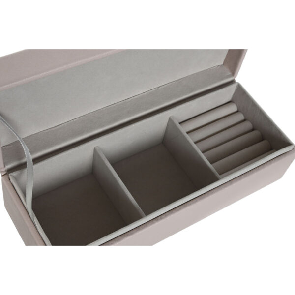 Jewelry box Home ESPRIT Light Pink 28,5 x 12,5 x 5,5 cm - Image 2