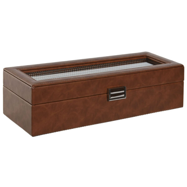 Jewelry box Home ESPRIT Brown Crystal 33 x 11,5 x 9 cm - Image 3