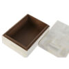 Jewelry box Home ESPRIT Bone Mango wood 18 x 13 x 7,7 cm (2 Pieces) - Image 3