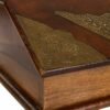 Jewelry box Alexandra House Living Dark brown Brass Mango wood 19 x 13 x 24 cm - Image 5