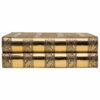 Jewelry box Alexandra House Living Golden Aluminium MDF Wood 15 x 7 x 30 cm - Image 3