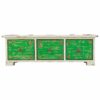 Jewelry box Alexandra House Living White Green Brass MDF Wood 15 x 10 x 36 cm 3 drawers - Image 4