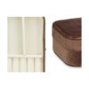 Jewelry box Brown Velvet (16,2 x 6 x 11,5 cm) (12 Units) - Image 4