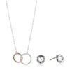 Women's necklace and matching earrings set Buckley S1189 TBC