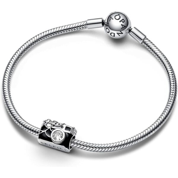 Woman's charm link Pandora SPIDER-MAN CAMERA SELFIE - Image 3