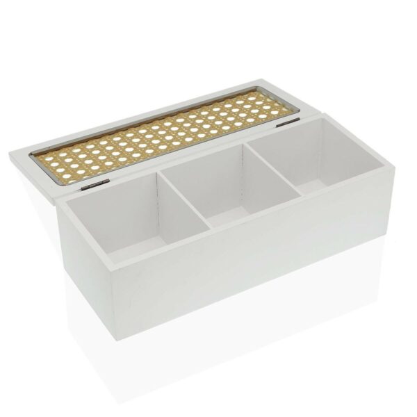 Jewelry box Versa Rectangular White (10 x 8 x 26 cm) - Image 2