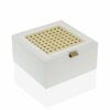 Jewelry box Versa Squared White (16 x 8 x 16 cm)