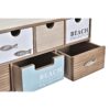 Jewelry box DKD Home Decor 40 x 16 x 19 cm Wood Brown Turquoise - Image 3