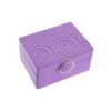 Jewelry box DKD Home Decor 23 x 17 x 10 cm Lilac Polyurethane MDF Wood - Image 4