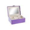 Jewelry box DKD Home Decor 23 x 17 x 10 cm Lilac Polyurethane MDF Wood - Image 2