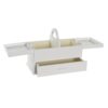 Jewelry box DKD Home Decor Crystal White Ivory MDF Wood 30 x 17 x 24 cm - Image 2