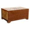 Jewelry box Alexandra House Living Multicolour Natural Mango wood MDF Wood 14 x 10 x 23 cm 2 drawers - Image 5