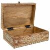 Jewelry box Alexandra House Living White Natural Mango wood MDF Wood 18 x 10 x 25 cm - Image 3