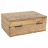 Jewelry box Alexandra House Living White Natural Mango wood MDF Wood 18 x 10 x 25 cm - Image 6
