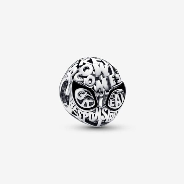 Woman's charm link Pandora SPIDER-MAN MASK - Image 2